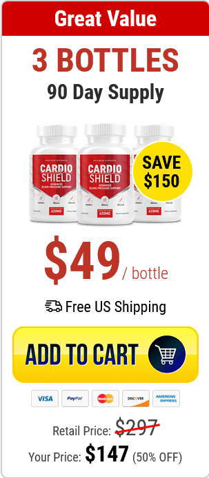 cardio shield - 3 Bottles